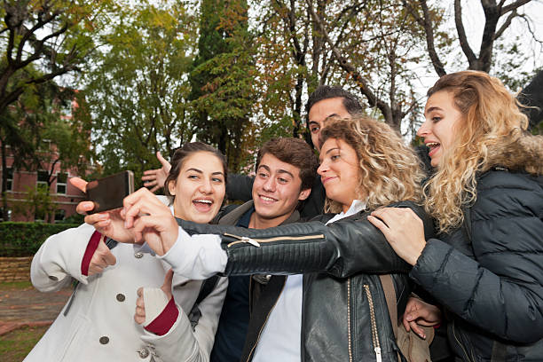 istock Turkish Student, Teacher, Taking Selfie with Smart Phone, Break, Istanbul 533227723