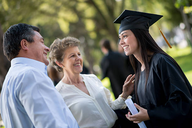istock Happy woman graduating 533228757