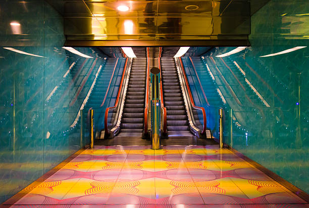 sSubway  University station in Naples, Italy.