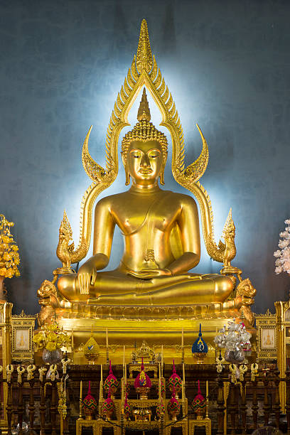 istock The ancient Buddha in famous temple 