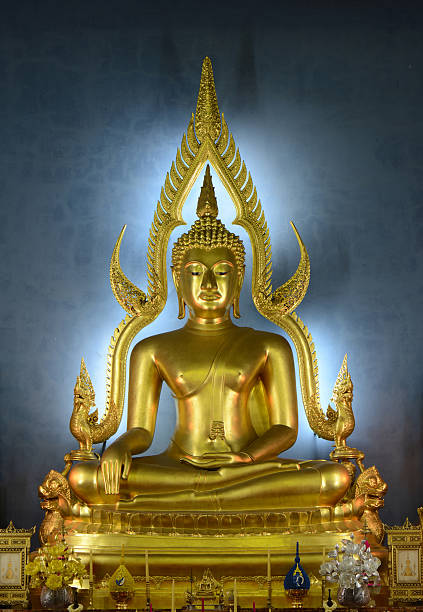 istock The ancient Buddha in famous temple 