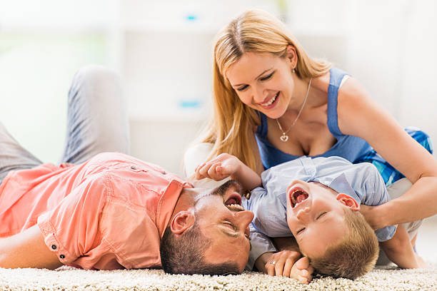 istock Family having fun at home. 533229971