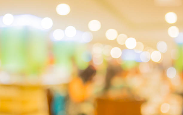 istock Bokeh of Interior of modern restaurant 533231495