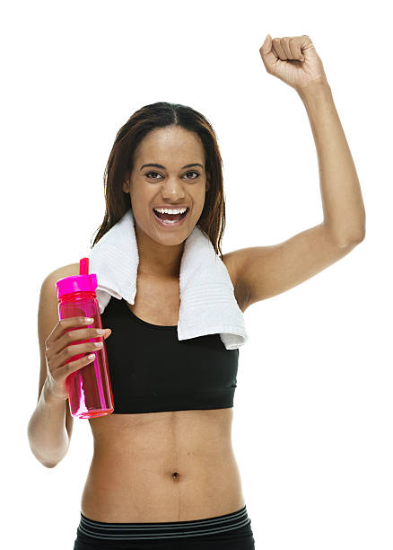 istock Sportswoman cheering 533231860