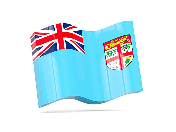 istock Wave icon with flag of fiji 533234262