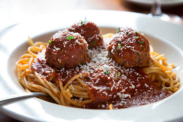 istock Spaghetti And Meatballs With Marinara Sauce 533234540