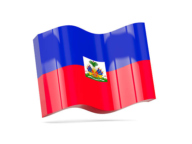 istock Wave icon with flag of haiti 533234620