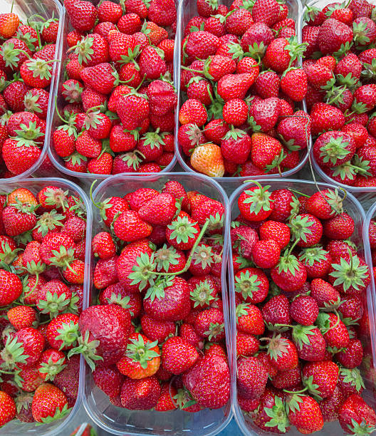 istock Strawberry at the market. 533238490