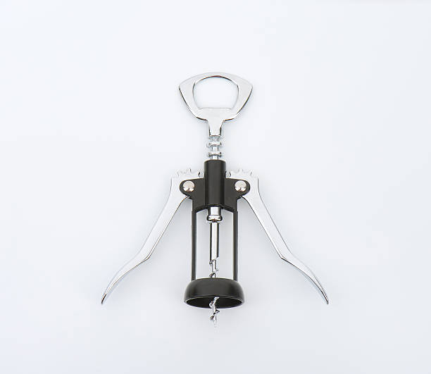 Wing style corkscrew Wine bottle opener, Cork puller, Wing corkscrew cork puller stock pictures, royalty-free photos & images