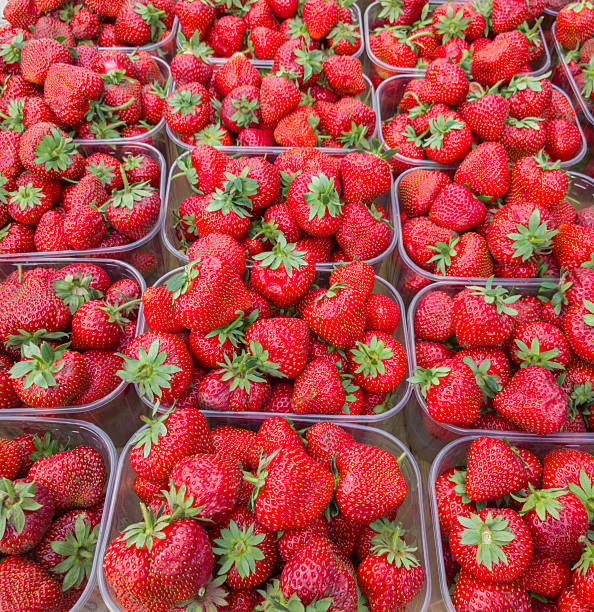 istock Strawberry at the market. 533240462