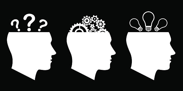 Question Marks On Black Background Illustrations, Royalty-Free Vector ...