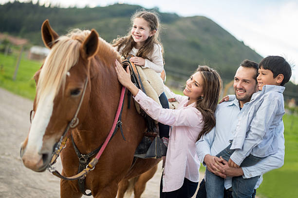 istock Girl riding a horse 533240905
