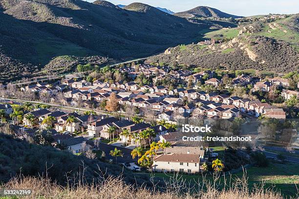 Canyon Housing Tract Stock Photo - Download Image Now - California, House, 2015