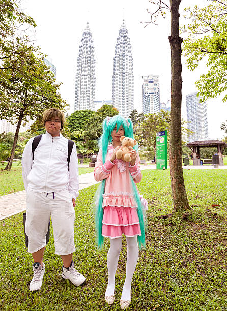 young participantes de 2014 comic fiesta. - adulation little boys group of people teenage girls fotografías e imágenes de stock