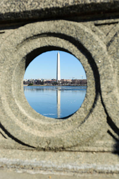 istock Washington monument framed in washington dc 533245117