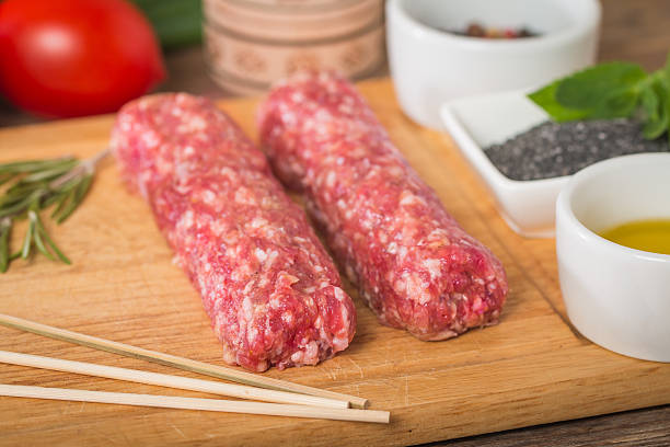 istock Raw Turkish Traditional Meat Kebab 533245618
