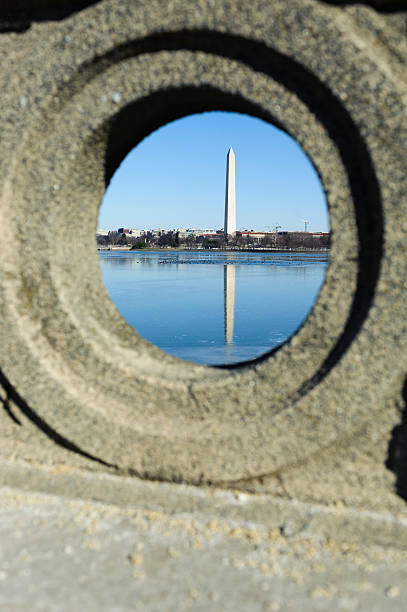 istock Washington monument framed in washington dc 533245891