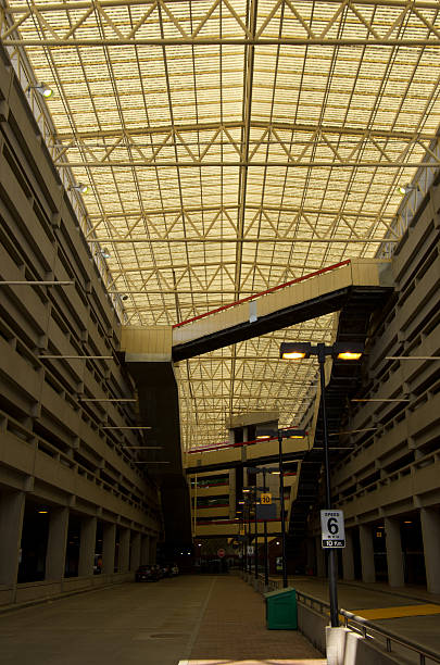 istock Covered parking garage at MBTA station 533247471