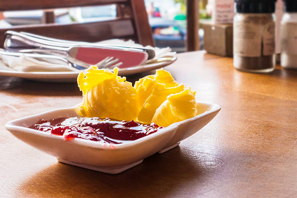 istock Jam and Butter on a side dish at a restaurant 533247797