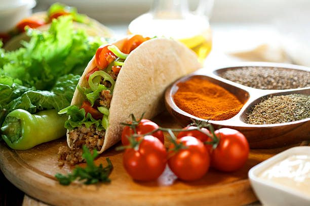 Mexican food -beef tacos