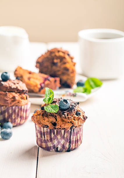 istock Carrot muffins with blueberrie 533248020