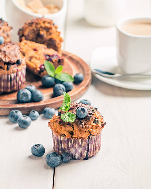istock Carrot muffins with blueberrie 533248138