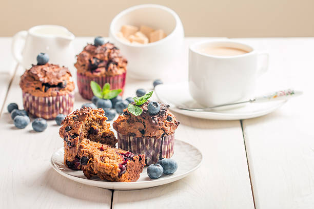 istock Carrot muffins with blueberrie 533248214