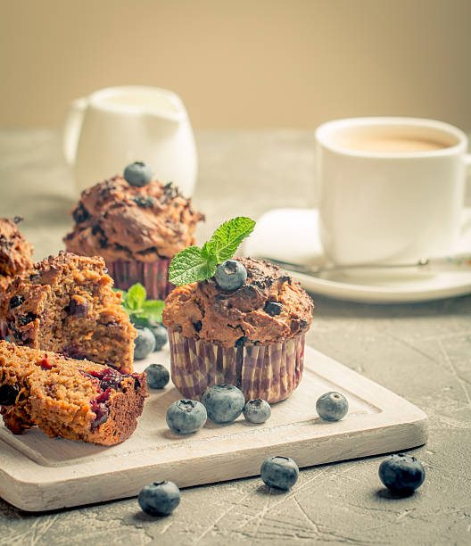 istock Carrot muffins with blueberrie 533248454