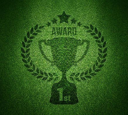 Green Grass, Award, Soccer background