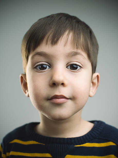 istock Portrait of a 4 years old boy with happy expression 533253740