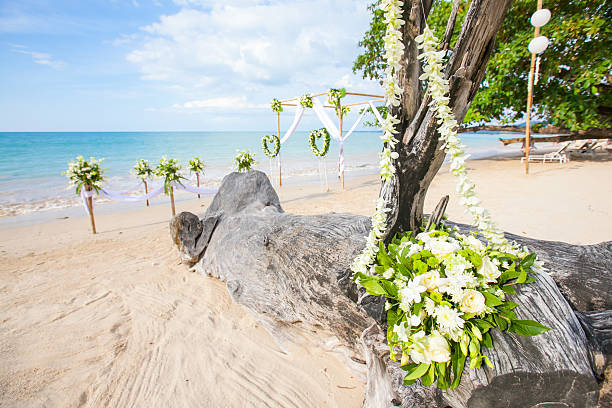 istock Floral arrangement at a wedding ceremony 533257157