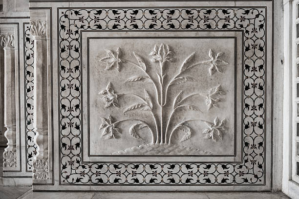 Architectural detail at Taj Mahal