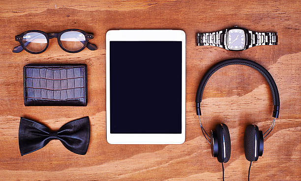 High angle shot of personal accessories