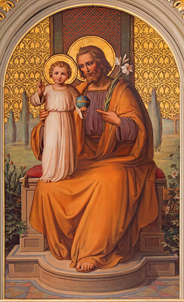 istock Vienna - The st. Joseph paint in church Muttergotteskirche. 533260993