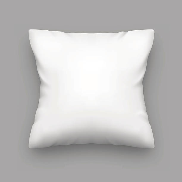 Blank Pillow Vector white pillow. Blank pillow. Vector illustration EPS10. cushion stock illustrations