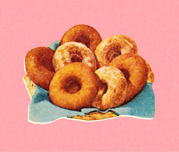 donuts - bánh rán thực phẩm ngọt hình minh họa sẵn có