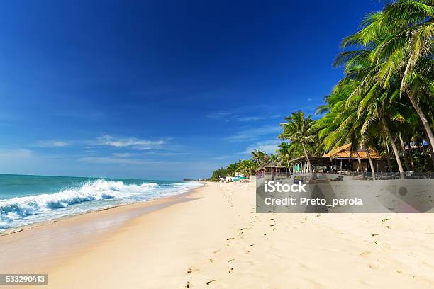Beautiful Beach With Blue Sky Stock Photo - Download Image Now - Vietnam, Beach, Mui Ne Bay
