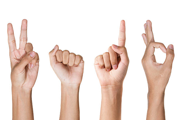 istock Hand signal show two o one six 533293731