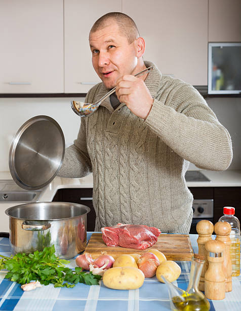 istock Portrait of man at kitchen 533295451