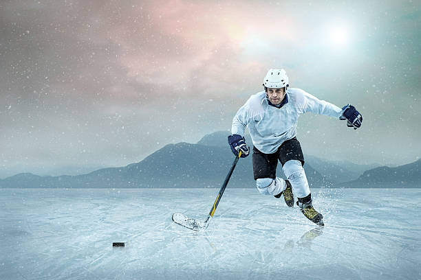 istock Ice hockey player on the ice 533296983