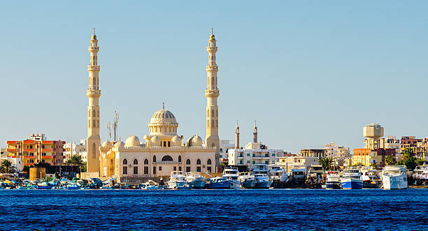 istock View from the sea to Hurghada. Egypt 533308889