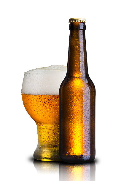 istock Bottle and glass of beer 533308989