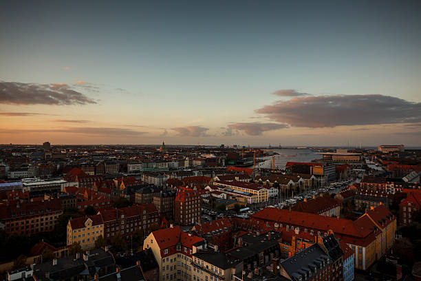 istock Copenhagen skyline at sunset 533311537