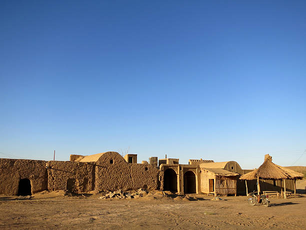 istock Little Village Mesr in the Iranian Dasht-e-Kavier desert. 533311655