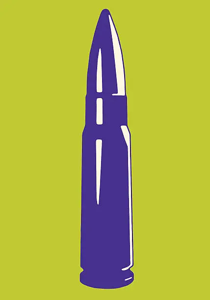 Vector illustration of Bullet