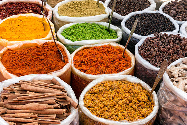 istock India Spice Market Stall 533313949