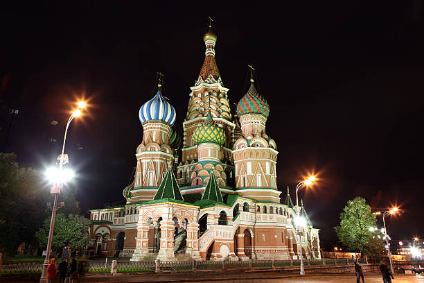 istock Intercession Cathedral St. Basil's on Red square, Moscow, Russia 533315117