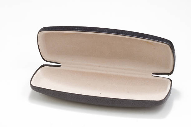 istock Black eye glasses box on white background 533316379
