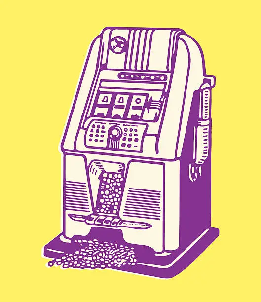 Vector illustration of Slot Machine