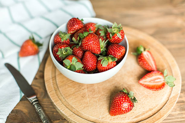 istock ripe strawberries on plate 533329004